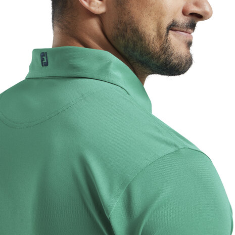 Footjoy Stretch Pique Heren Polo Shirt E-Green