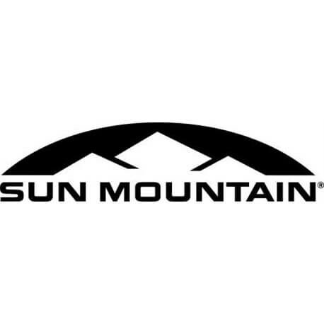 Sun Mountain H2NO Dual Canopy Golf Paraplu Rood Grijs