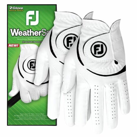 Footjoy Weathersof Lot de 2 gants pour homme 2024