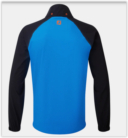 Footjoy HydroTour Golfjas Zwart Blauw Oranje