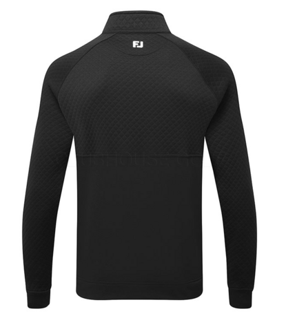 Footjoy Jacquard Thermal Cout Heren Midlayer Zwart