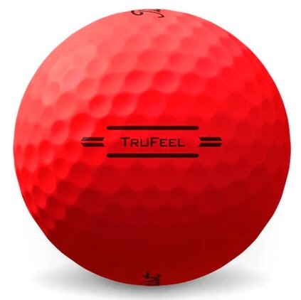 Golfballen Titleist TruFeel Mat Rood