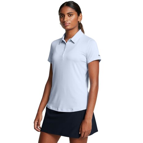 Polo Femme Under Armour Playoff Bleu Clair