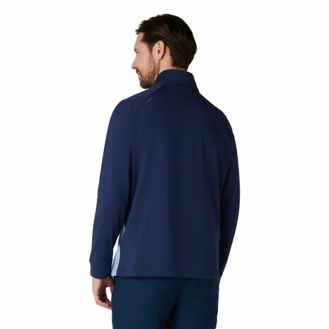 Callaway Colour Block 1/4 Zip Base Layer Golf Top Peacoat