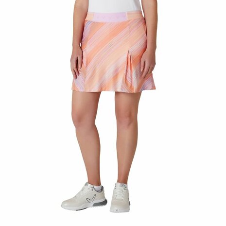 Callaway Striped Print Pleated 17″ Golf Skort