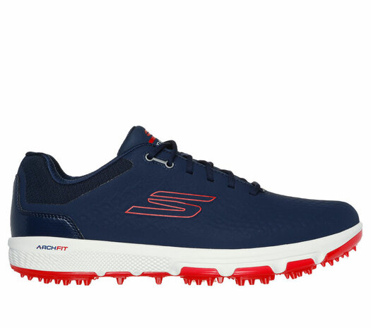 Skechers Go Golf Pro 6 SL Navy Rood Heren Golfschoenen