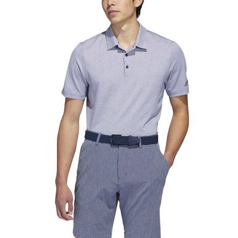 Heren Golfpolo Adidas Otman Pencil Stripe Navy