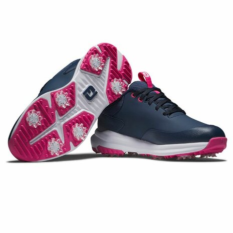 Footjoy Dames Golfschoenen Tour Rival Navy Pink