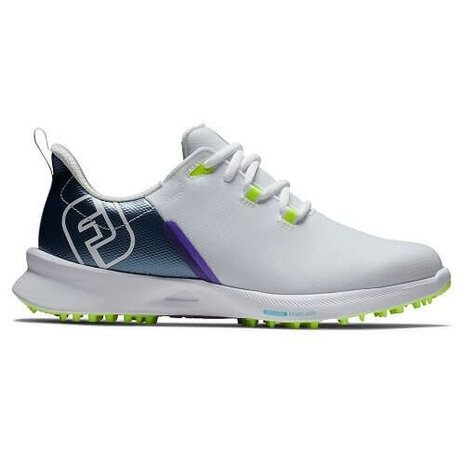 Golfschoenen Dames Footjoy Fuel Sport Wit Blauw Lime