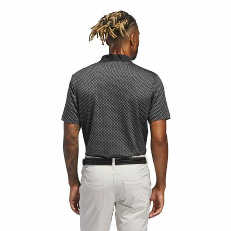 Adidas Heren Golfpolo BTC TXR Zwart