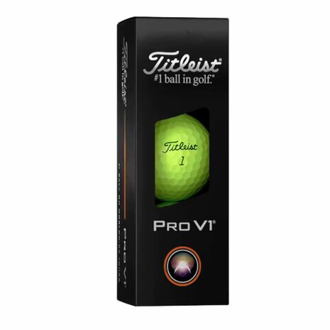 Titleist ProV1 Golfballen Geel 2025