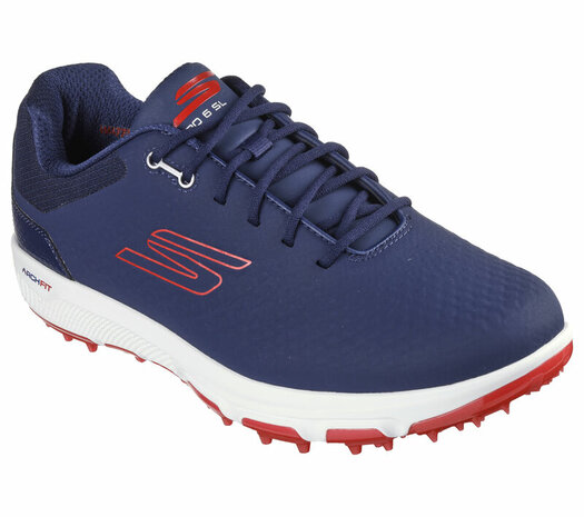 Skechers Go Golf Pro 6 SL Navy Rood Heren Golfschoenen