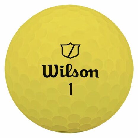 Wilson Staff Duo Soft Golfballen Geel 2025