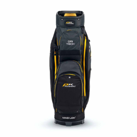 Powakaddy Cartbag DRI-tech zwart/Geel