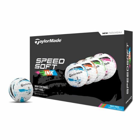 Golfballen Taylormade Speed Soft Ink Multi Pack