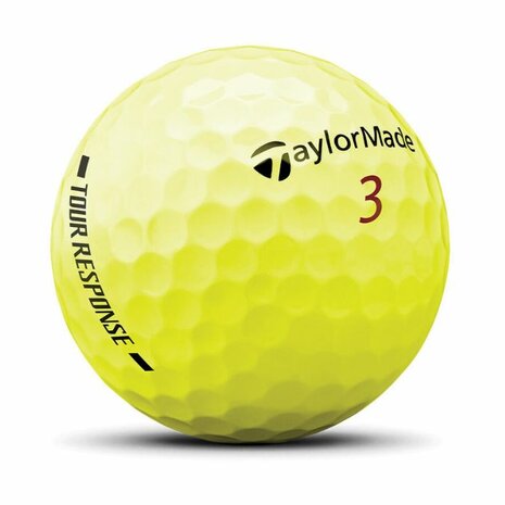 Taylormade Tour Response Golfballen Geel 2025