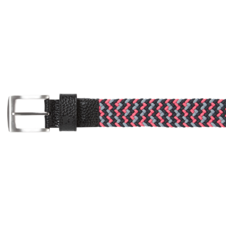 FootJoy Braided Golfriem Heren Zwart/Flint/hibiscus