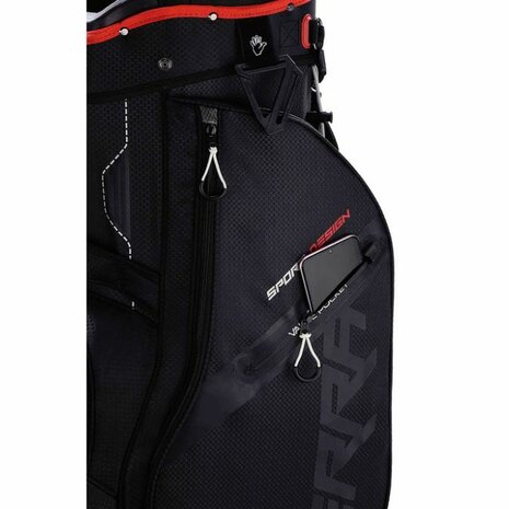 BigMax Cartbag Terra Sport Zwart Rood