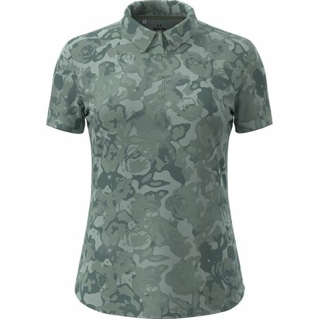 Under Armour Playoff 3.0 Printed Dames Polo Silica Green